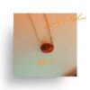 ZHUSHA ZHI — Natural Red Agate Necklace - Stone 01