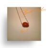 ZHUSHA ZHI — Natural Red Agate Necklace - Stone 02