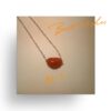 ZHUSHA ZHI — Natural Red Agate Necklace - Stone 03