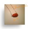 ZHUSHA ZHI — Natural Red Agate Necklace - Stone 04