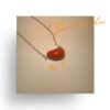 ZHUSHA ZHI — Natural Red Agate Necklace - Stone 05