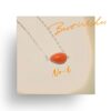 ZHUSHA ZHI — Natural Red Agate Necklace - Stone 06