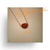 ZHUSHA ZHI — Natural Red Agate Necklace - Stone 07
