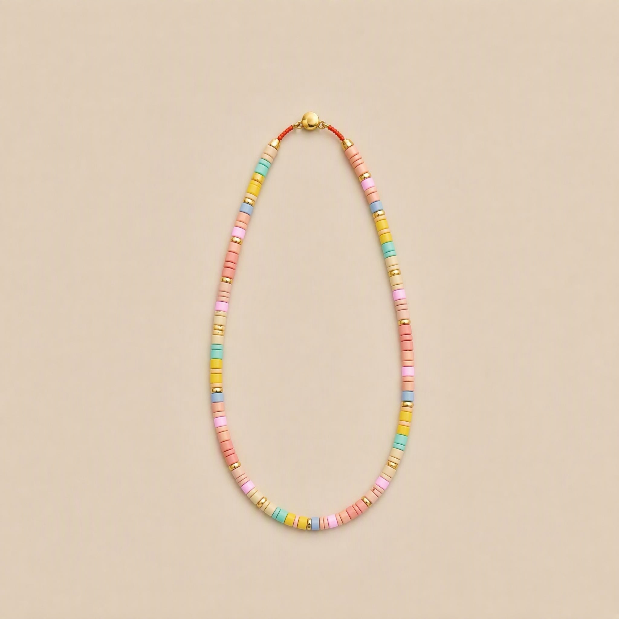 Color Play — Colorful Enamel Bead Necklace - Image 15