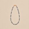 Color Play — Colorful Enamel Bead Necklace - Black & White