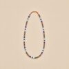 Color Play — Colorful Enamel Bead Necklace - Deep Rainbow