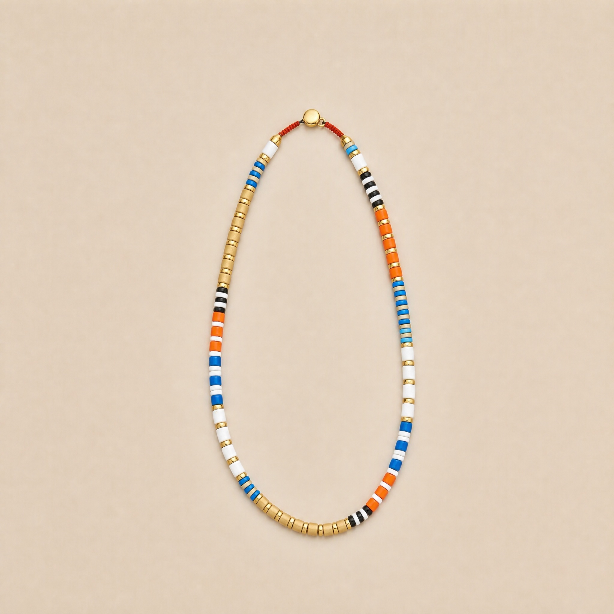 Color Play — Colorful Enamel Bead Necklace - Image 5