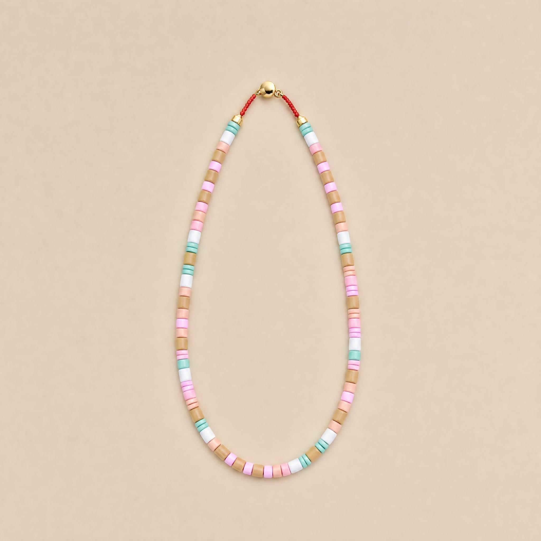 Color Play — Colorful Enamel Bead Necklace - Image 8