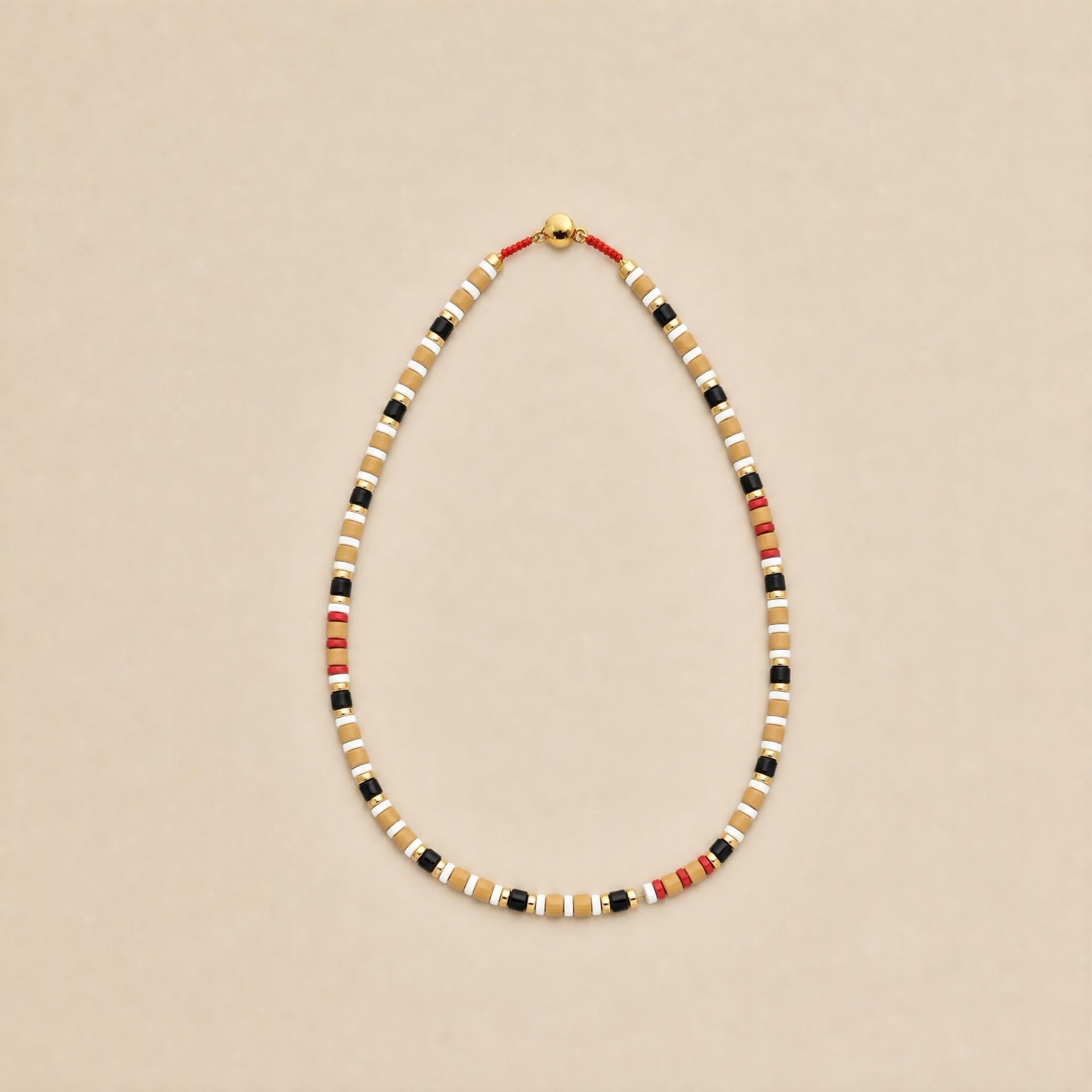 Color Play — Colorful Enamel Bead Necklace - Image 9