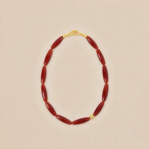 The Vessel Collection – Red Agate Necklace