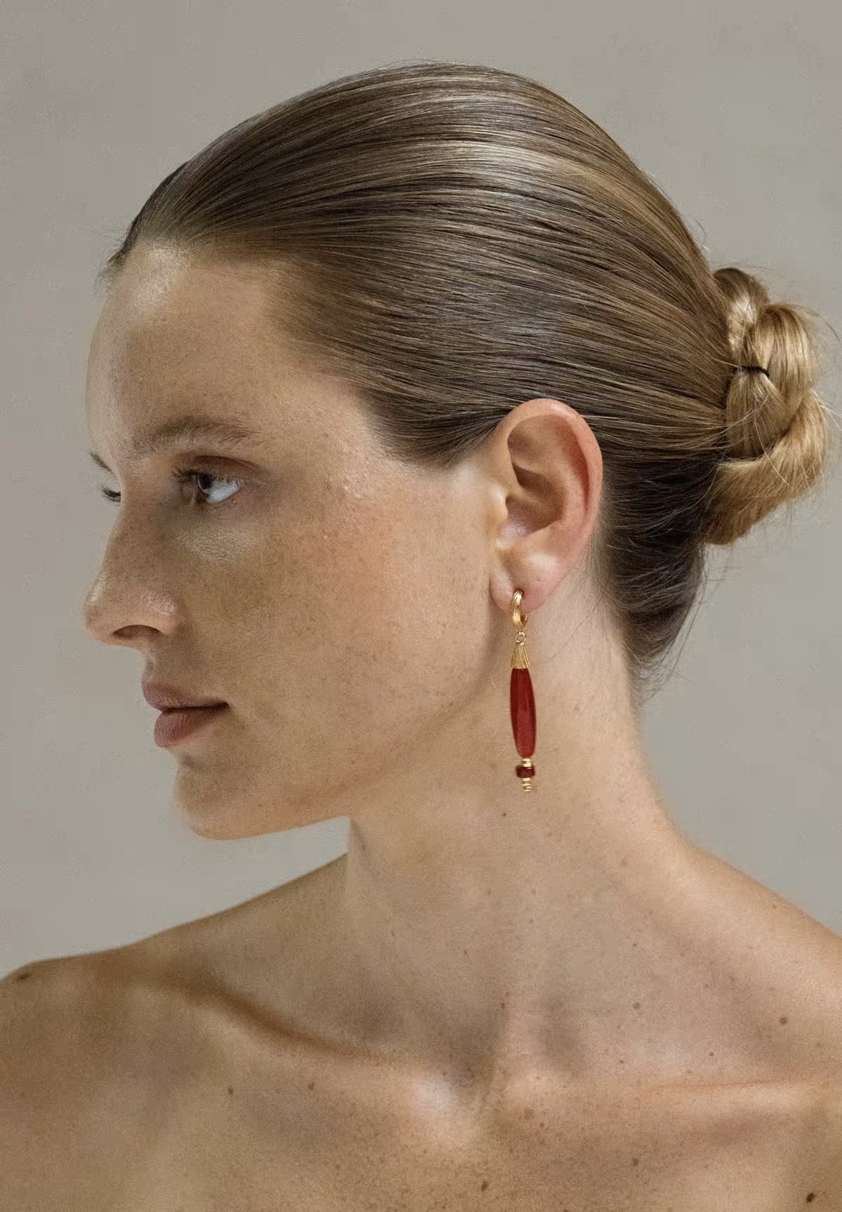 The Vessel Collection – Red Agate Necklace