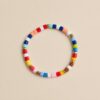 Color Play — Colorful Enamel Bead Bracelet - Rainbow Pop