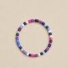 Color Play — Colorful Enamel Bead Bracelet - Earthy Mix